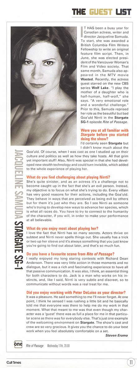 Cult Times October 2001