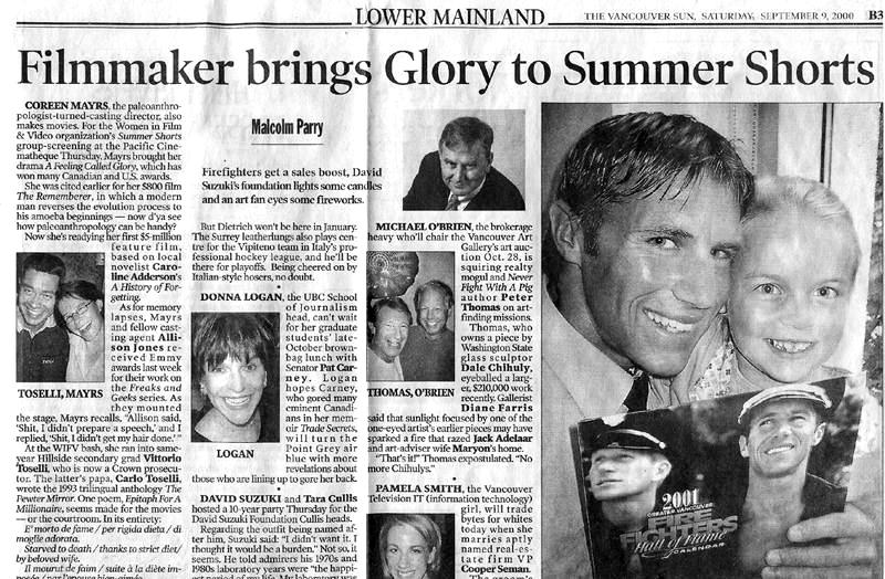 Malcolm Parry's Column